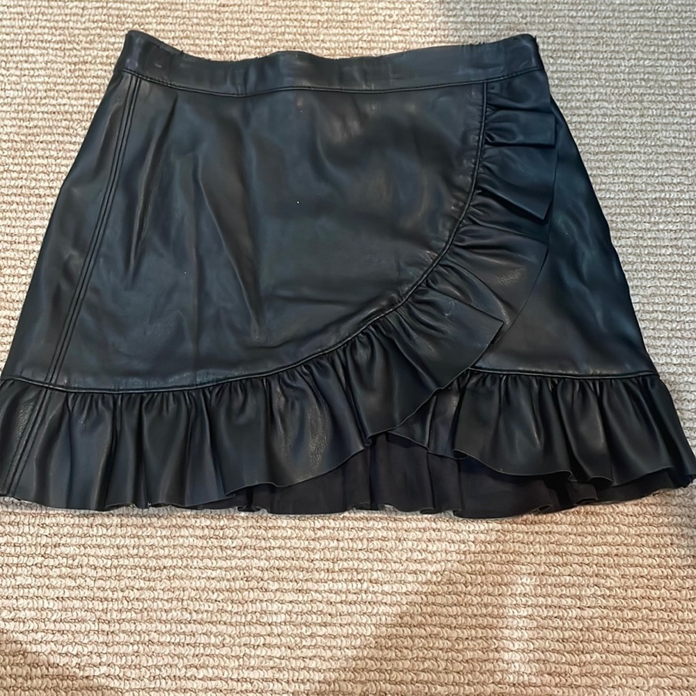 Leather skirt